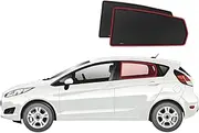Genuine SNAPSHADES Car Rear Window Shades for Ford Fiesta Hatchback 6th Gen (2008-2017)