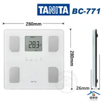 在飛比找蝦皮購物優惠-TANITA體脂計BC-771 體重計 體脂測量 體重 健身