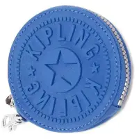 在飛比找博客來優惠-KIPLING圓形防水零錢包-寶藍（現貨＋預購）寶藍