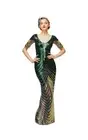 BABEYOND WOMENS DRESS SIZE MEDIUM GREEN 1920’S GREAT GATSBY WEDDING COCKTAIL