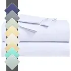 Cotton Percale Extra Deep Pocket Sheets Breathable Crispy Soft Bed Sheet Set