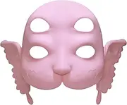 Mel 3D Portals Mask for Adults Cry Baby Doll or Anime Mask for Fans, Screw-on Installation with Elastic Headband (PINK)