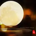 Magnetic Table Lamp Moon Levitating Floating Light Bulb Night Light+Lamp HolderW