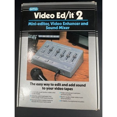 New! Sima Video Ed/ It 2 Editor Enhancer Sound Mixer - Never Been Used