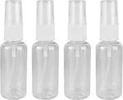 4 Pack Spray Bottle, 1 oz/30ml Small Plastic Spray Bottles, Travel Size Spray Bottle (White, One size)