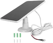 Solar Panel for Google Camera, 5V 10W Solar Power for Doorbell 2K Camera for Ring Video Doorbell 2 for Doorbell 3 (CSP4W-O-B)