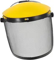 HEALEEP Lawnmower Mask Face Mask Woodworking Dust Mask Safety Shields for Face Reusable Dust Mask Scientific Face Cover Fencing Mask Personal Safety Equipment Gardening Mask Yellow Iron