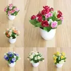 Flower Arrangement Artificial Potted Plants Home Indoor Decor
