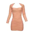 NWT MICHAEL COSTELLO x REVOLVE Franky Mini Dress, Mauve, Medium