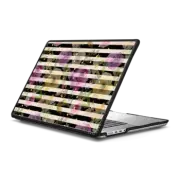 MacBook Pro 16-inch (M1 - M4) Impact Case Black white pink yellow lavender gold geometrical floral