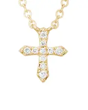 14K Diamond Necklace .04 ct.