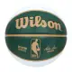 【WILSON】NBA城市系列-塞爾提克-橡膠籃球 7號籃球-訓練 室外 室內 綠白奶茶(WZ4024202XB7)