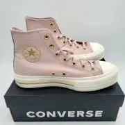 Converse Chuck Taylor All Star Lift Platform High 9.5 Flush Stone/Gold A10431C