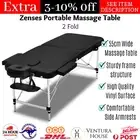Portable Massage Table Folding Bed Chair Therapy Treatment Mobile Spa Black 55cm
