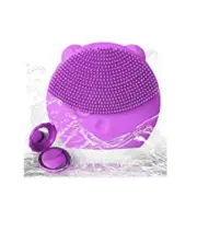 Facial Cleansing Brush, UIOT Silicone Waterproof USB Electric Face Massager Skin
