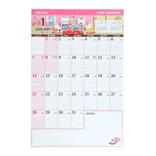 2024 Sanrio可書寫壁曆/ Hello Kitty