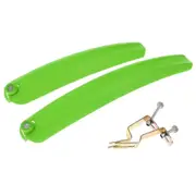 14/ 16/ 20" Front & Rear Mountain Bike/ Bicycle Fenders Mudguards Set- 7 Color Green