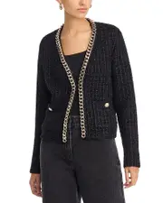 Elie Tahari The Trista Chain Cardigan