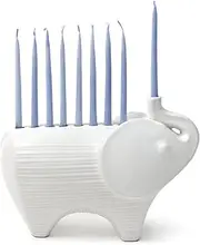 Jonathan Adler Elephant Menorah, One Size, White