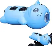 Cycle Torch Lights,Cat Cycling Flashlight | Rechargeable Cycling Night Light, Waterproof Cycling Flashlight with Horn Cute for Kids Adults
