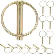 GANAZONO 16pcs Locking Pin Assortment Kit with for Heavy Duty Trailers Trucks Mowers Galvanized Quick Release Easy to Use Secure Equipment Loads for Farm Applications