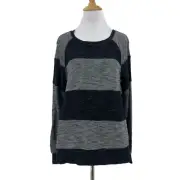 Everleigh Lightweight Sweater Womens S Small Striped Contrast Pullover Nordstrom