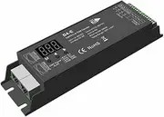 Suesacy D4-E 4 Channel PWM Constant Voltage & LED Decoder Controller Digital Display XLR3 RJ45 Port DC12-36V Input 8Ax4CH Easy To Use Black