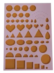 Wizardi Pink Quilling Tool Board F07M3-3-pink