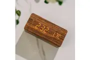 Sound Control Digital Alarm Clock & Thermometer