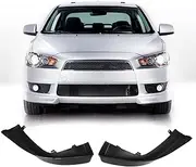 Front Bumper Corner Spoiler Splitter for Mitsubishi Lancer DE GTS ES VR-X, for Sedan Wagon 2007-2015, 2Pcs Front Bumper Lip Spoiler Replacement, Splitter Corner Cover Trim