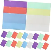 Tofficu Large Capacity Plastic Folder Set 36pcs A4 Document Folders Pockets Organizer Paper Protectors