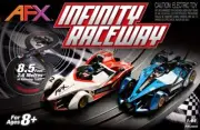 AFX 22033 HO 8.5' Infinity Raceway Mega G+ Slot Car Race Track Set