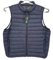 NWT Solaris Down Puffer Vest Men's 3XT Navy Packable Lightweight Outdoors