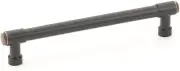 Emtek 86689US10B Jasper Cabinet Pull, 6" C-C, Oil Rubbed Bronze