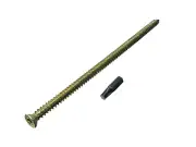 (Pack 10) 7.5 X 72Mm Concrete Frame Screws Including Caps And Bit
