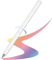 Universal High Sensitive & Precision Capacitive Disc Tip Touch Screen Pen Stylus for iPhone/iPad/Pro/Samsung/Galaxy/Tablet/Kindle/iWatch (White)