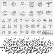 Fanfanwin Heart Pocket Prayer Quilt Panel Fabrics Prayer Quilt Squares with Small Metal Crosses Mini Scripture Pocket Prayer Quilt Fabric Panel Symbolism Poems Christian Gifts for Friend Family Church