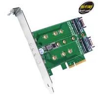 在飛比找PChome24h購物優惠-伽利略PCI-E 4X M2 SSD 轉接卡