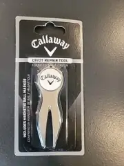 NEW CALLAWAY GOLF Divot Repair Tool With Magnetic Ball Marker - NIB ️⛳