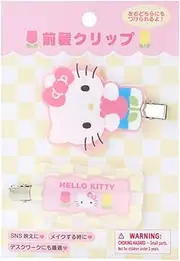 Sanrio Hello Kitty Bangs Clip Pastel Checker Hair Clip Kitty Hello Kitty 2.6 x 7.5 x 0.4 inches (6.6 x 7.5 x 1 cm) Character SANRIO 122483
