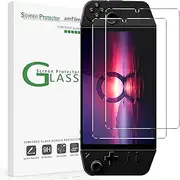 amFilm 2 Pack Tempered Glass Screen Protector for Lenovo Legion Go Handheld 8.8 inch 2023, Full Coverage, Transparent Ultra HD, Anti-Scratch, Anti-Fingerprint (Upgrade Version)