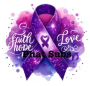 Sublimation Print Faith Hope Lupus Ready To Press Heat Transfer