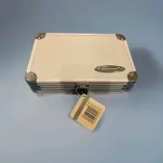 Pencil Case Suncast Hard Case Silver