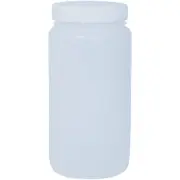 Nalgene LDPE Wide Mouth Round Bottle - White