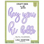 Lisa Horton Crafts XL Sentiments Dies-Hey You 5A002DYZ-1GGLG