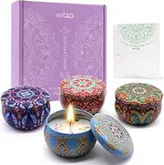 Scented Candle Present for Women Her Mum Wife – Aromatherapy Gift Set for Relaxation, Birthday, Housewarming, Wedding, Anniversary, Christmas