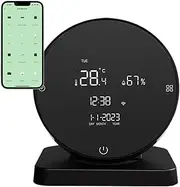 Humidity Temperature Monitor - Temperature Humidity Sensor,Remote App Control, Digital WiFi Gauge, Track Device for Home Workplace