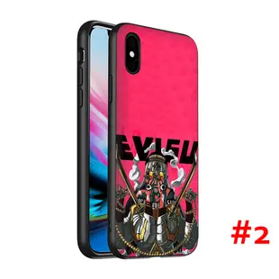 Tf13 EVISU LOGO 軟殼適用於 iphone X XS XR 14 Pro Max Plus 12 13 M