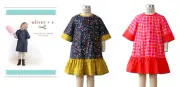 OLIVER+S - CAROUSEL DRESS PATTERN Sizes 6-12 M, 12-18 M, 18-24 M, 2T, 3T, + 4