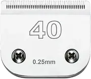 Pet Dog Grooming Clipper Ceramic Blade,Compatible with for Andis Size 40 Cut Length 1/100"(0.25mm),Compatible with for Oster A5, for Wahl KM